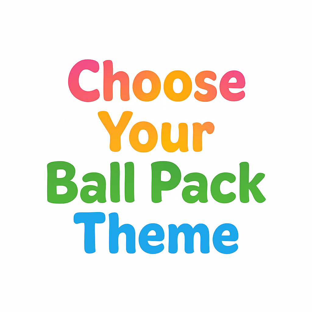 Blue - Basic Ball Pit & Ball Pack BUNDLE