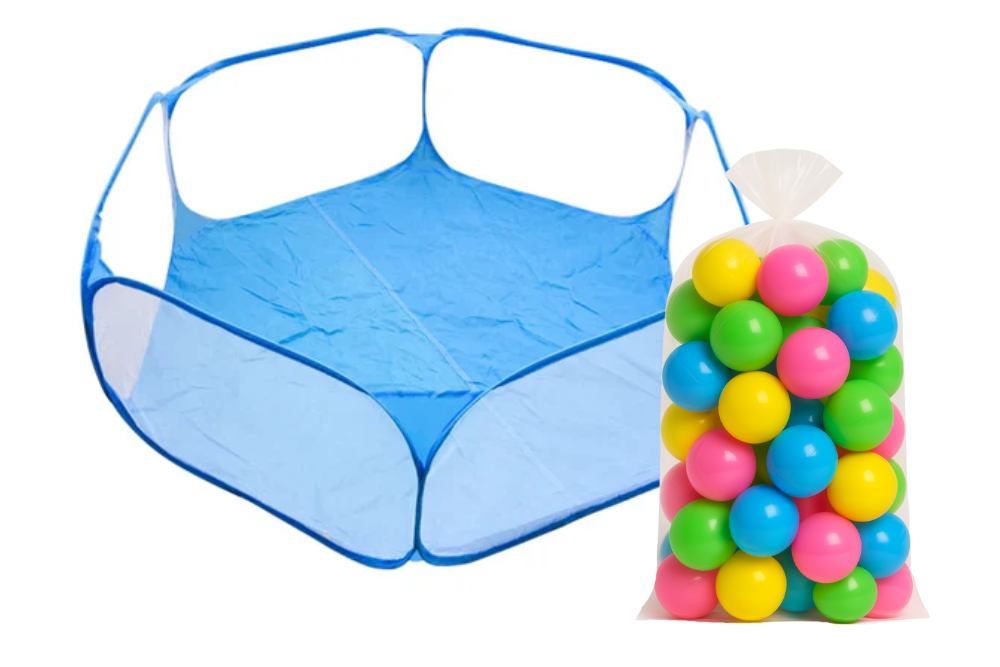 Blue - Basic Ball Pit & Ball Pack BUNDLE